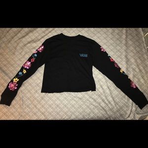 Vans long sleeved crop top